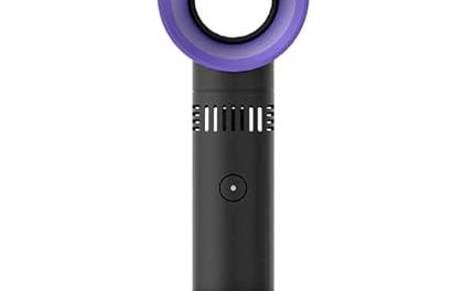 Portable Rechargeable Lannado Bladeless Fan: Quick, Quiet Cooling