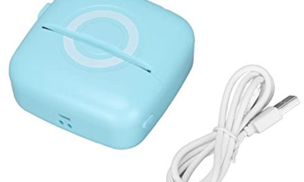 Portable Mini Printer: High-resolution Thermal Printing, Lightweight & Ergonomic (Blue)