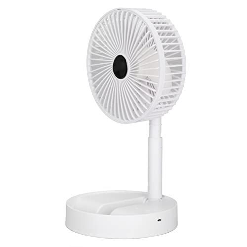 Portable Foldable USB Desk Fan: Silent, Powerful, and Adjustable