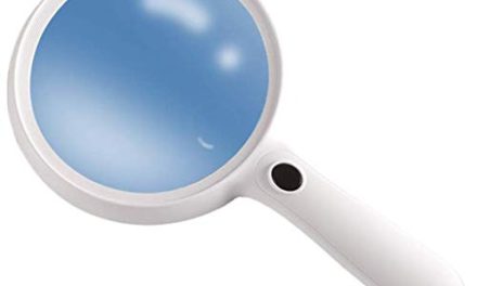 Powerful LED Magnifier for Books, Newspapers & More
