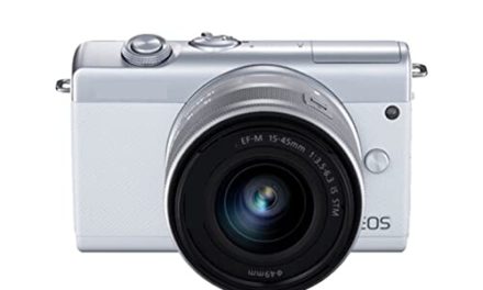 Capture Moments: M200 Mirrorless Camera with 15-45mm Lens (White)