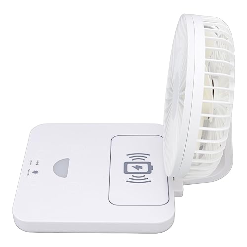 Powerful USB Desk Fan with Adjustable Speeds and 180° Flexibility