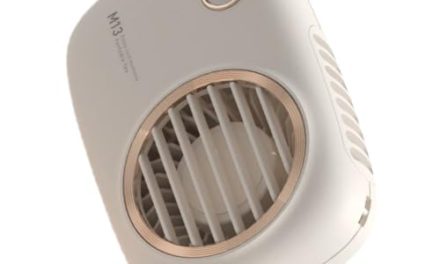 Stay Cool Anywhere with USHOBE Mini Neck Fan!