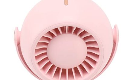 Powerful Portable Desktop Fan: Turbo Speeds, 180° Rotation, Whisper Quiet