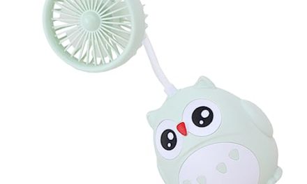 Compact USB Fan with Pen Holder & Charging Port