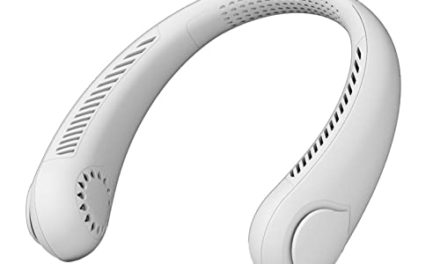 Stay Cool On-The-Go: Rechargeable Bladeless Neck Fan
