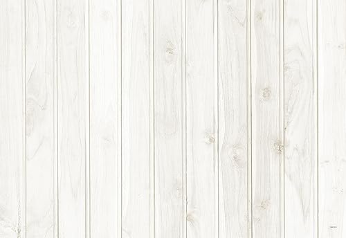 Stunning White Wooden Floor Photography Mat for Newborn Props