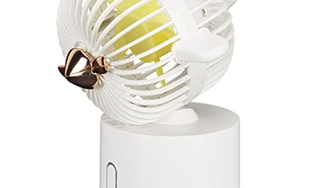 Powerful Silent Cooling Fan: Charge & Cool Anywhere!