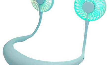 Enhanced Neck Fan: Colorful LED, Aromatherapy, 360° Rotation, Powerful Airflow – Perfect for Fitness, Work, and Fun!