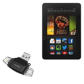Enhance Kindle Fire HDX 7 with AllReader SD Card Reader – Jet Black