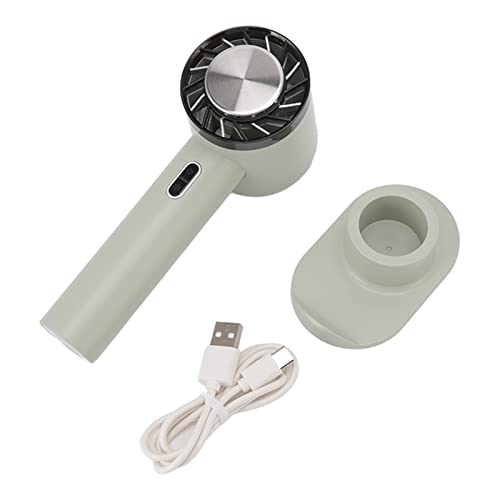 Stay Cool Anywhere with Rechargeable Handheld Fan – Green