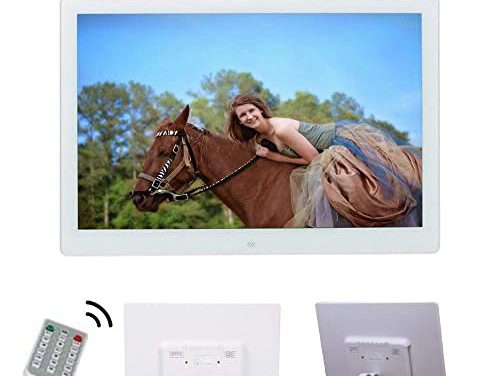 Enhance Memories: Spacmirrors 15 Inch LED Digital Photo Frame – USB/SD Card Slots, Remote Control!