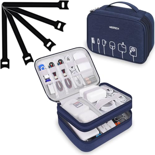 Ultimate Tech Travel Essential: HESTECH Electronics Organizer