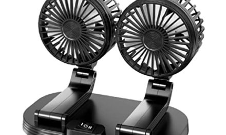 360° Rotating USB Car Cooling Fan