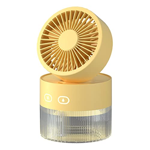Compact USB Mini Fan with Night Light – Convenient & Colorful