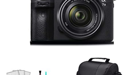 Capture Stunning Moments: Sony Alpha a7 III Mirrorless Camera Bundle