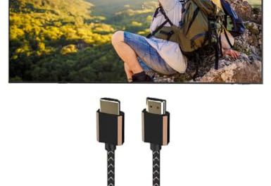 Immerse in Stunning 4K QLED on Samsung 50 Inch TV + Bonus HDMI Cable