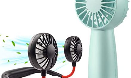 RJVW Portable Neck Fan: Stay Cool and Hands-Free!