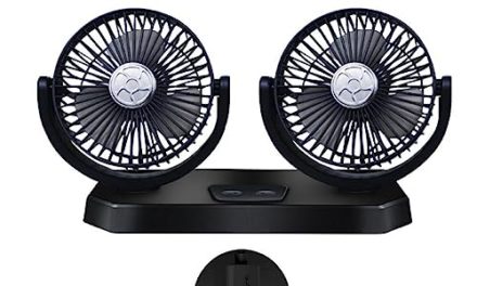 Heat-Busting USB Fan: Powerful, Portable, and Adjustable!