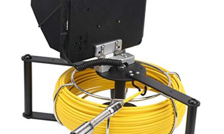 Explore Depths: 20m Sewer Inspection Camera with IPS Display & LED