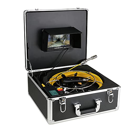 Powerful 50M Cable Inspects Sewer Pipes