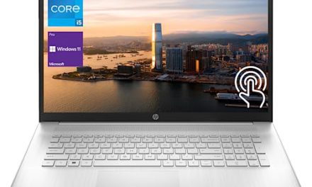 Powerful HP Business Laptop: 17.3″ HD+ Touch, Intel Core i5, 32GB RAM, 2TB SSD, Webcam, Fingerprint Reader