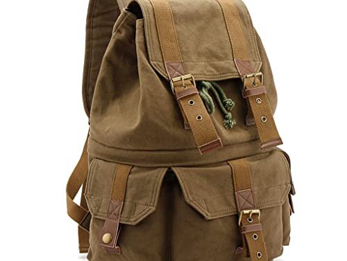 Capture the Outdoors: Belgium Canvas DSLR Camera Bag for Travel Photography