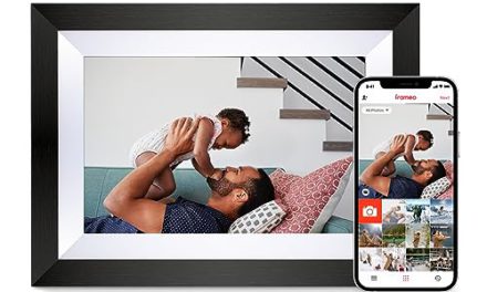 Enhance Memories: Eptusmey WiFi Digital Frame – 32G Storage, Phone Load, Frameo, Touch Screen, Video Display – Perfect Gift!【New 2023】