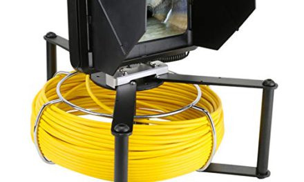 Ultimate Drain Cam: Waterproof IP68 Pipe Endoscope, Powerful 6W LED Lights, 7″ Monitor