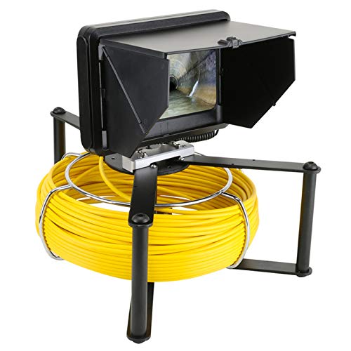 Ultimate Drain Cam: Waterproof IP68 Pipe Endoscope, Powerful 6W LED Lights, 7″ Monitor