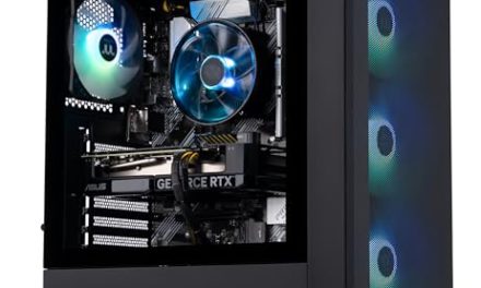 Supercharged Gaming PC: ABS Stratos Ruby – Ryzen 7 5700X – GeForce RTX 4060 Ti – 32GB DDR4 – 1TB NVMe SSD