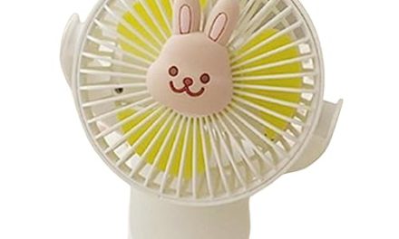 Stay Cool Anywhere: Portable USB Clip Fan, Rechargeable, 3 Speeds, Low Noise – Perfect for Beach, Dorm, Home, Car, Travel!