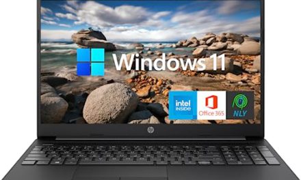 High-Performance Laptop: Boosted Speed, Extended Battery, Microsoft Office, Windows 11