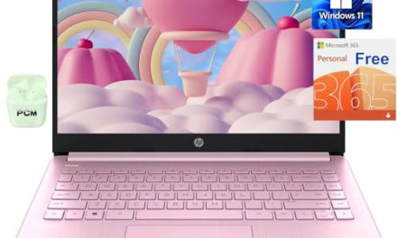 Powerful HP Stream Laptop with HD Screen, Intel Celeron Processor, 16GB RAM, and Ample Storage