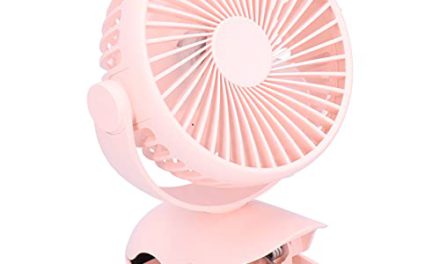 Powerful Pink USB Desk Fan for Home Office