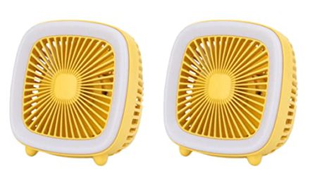 Illuminate Your Space with Veemoon Fan Table Lamp