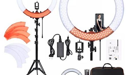 Brighten Your Photos: Dimmable LED Ringlight for Phone Makeup