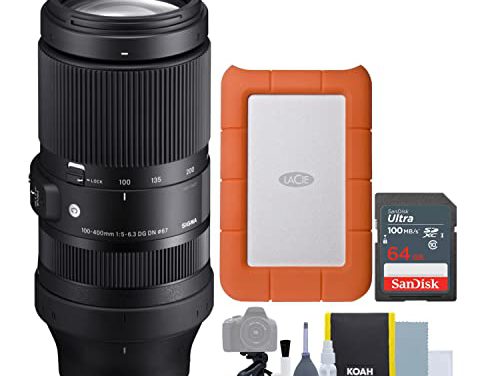 Powerful Sigma 100-400mm Lens + 1TB Hard Drive & More!