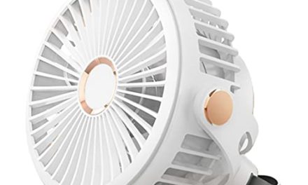 Powerful USB Rechargeable 360° Fan for Outdoor Adventures