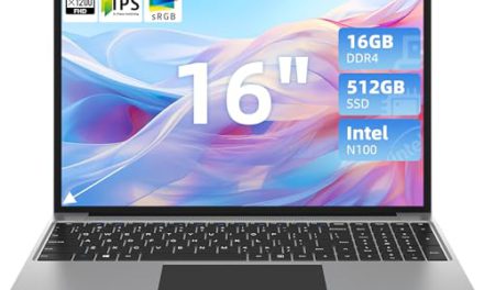 Powerful Quad-Core Laptop: 16GB RAM, 512GB SSD