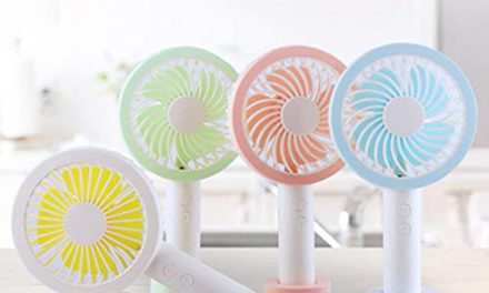 Stay Cool with the Blue USB Handheld Fan