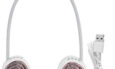 Stay Cool and Hands-Free with Tomotato Portable Neck Fan – Rechargeable, Wearable, and Powerful!