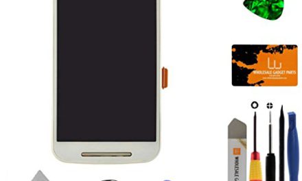 Motorola XT1063 XT1064 Moto G (2nd Gen) LCD Assembly – White, with Tool Kit