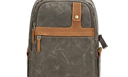 Stylish Waterproof Camera Backpack: Belgium Retro Batik Canvas for Outdoor Travel