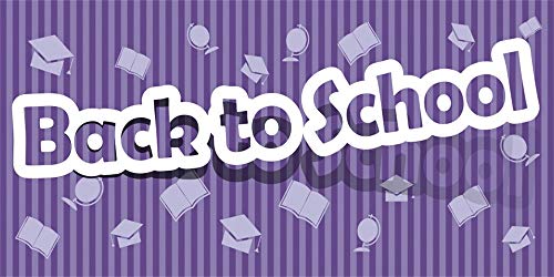 Back to School: Vibrant Books & Striped Background