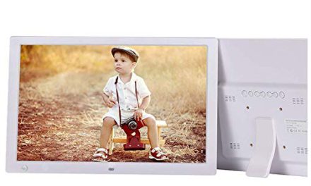 Enhance Memories: 17″ Digital Frame with WiFi, Motion Sensor
