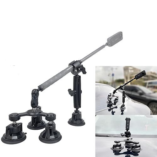 Ultimate 360 Camera Car Mount Kit for Insta360 & GoPro: Fotoleey!