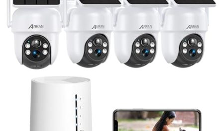 Powerful Solar Security Cameras: 4MP QHD, Wireless, Forever Power, Spotlight