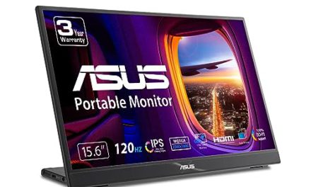 Portable ASUS ZenScreen: Crisp Display, Eye Care, Tripod Mountable