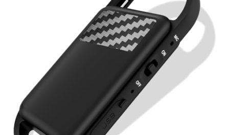 Capture Every Moment: 64GB Voice Recorder, Endless Recording, 2 Headphones